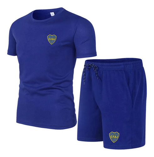 Conjunto Deportivo Hombre Short Remera Boca 