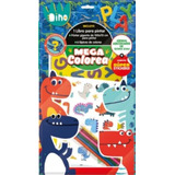 Dino Flow Pack 3 Mega Colorea Libro Para Pintar   Poster Gig
