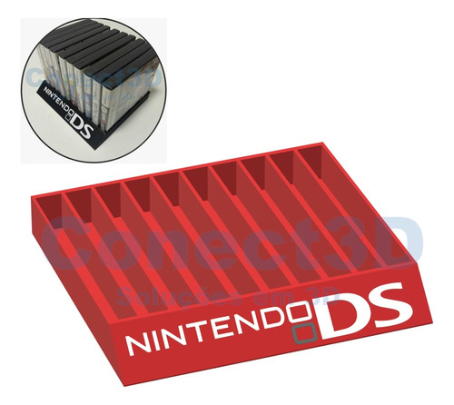 Case Suporte Organizador Nintendo Ds 10 Jogos