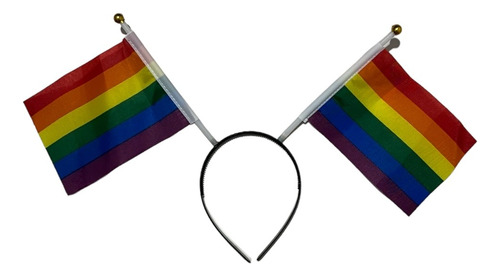 12 Diadema Bandera Arcoiris Pride Festival Orgullo Lgbt