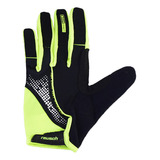 Guantes De Ciclismo Touch Unisex Negro/amarillo