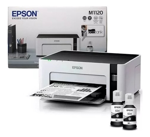 Impressora Epson Ecotank M1120 Monocromatica Bivolt C/wifi 