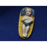 Figura Miniatura Niño Dios En Porcelana 