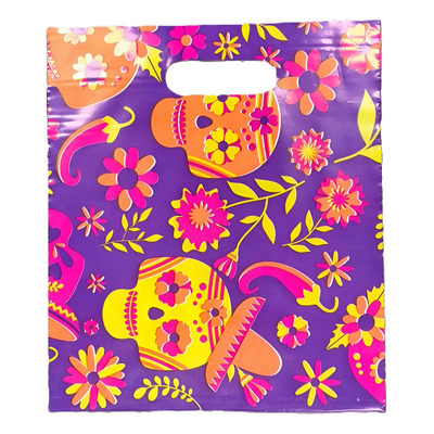 50 Bolsas Regalo Dulces Galletas Halloween Fiesta Calavera | MercadoLibre