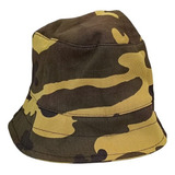 Gorro Piluso Adulto  Militar Camuflado Verde Gabardina