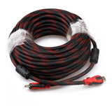 Cable Hdmi 15 Metros Doble Filtro Mallado Con Ethernet 4k