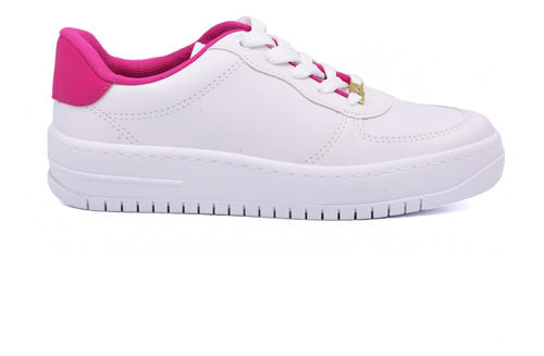 Zapatillas Vizzano Mujer Eco Cuero Con Detalle Rosa Scarpy