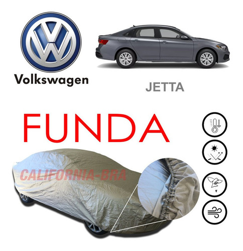 Funda Cubierta Lona Cubre Volkswagen Jetta 2024