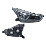 Faro Nissan Versa 2021-2022-2023 Fondo Negro Derecho Opt