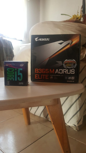 Combo Procesador 8va I5 8400 + Mother B365 M Aorus Elite