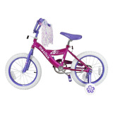 Bicicleta Rodada 16 Macilux Infantil Para Niñas Color Morado