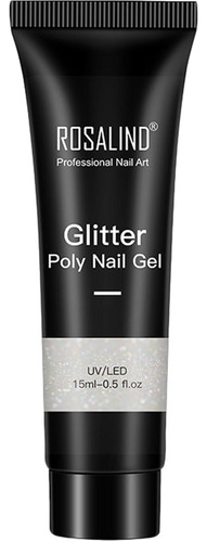 Extensor Glitter Pearlescent Extensor De Gel De Unhas De Cri