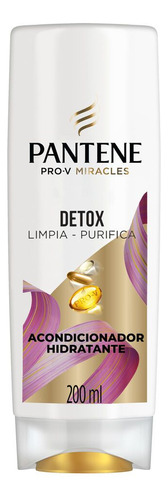 Acondicionador Pantene Pro-v Miracles Detox Hidratante 200 M