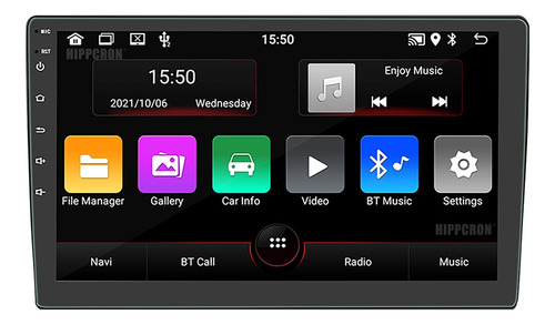 Radio De Coche Android De 10 Pulgadas, Pantalla Táctil, 2 Di