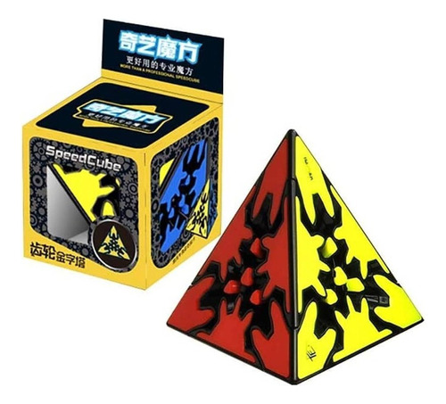 Cubo Rubik Qiyi Gear Pyraminx 3x3 Speedcube Qytoys Original