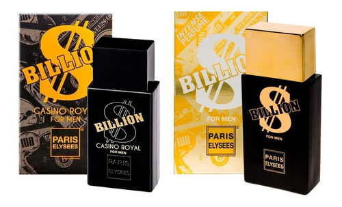 1 Perfume Paris Elysees Casino Royal + 1 Billion For Men