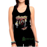 Regata Banda Aerosmith Regata Feminina Camisa Camiseta