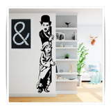 Vinilo Decorativo Charles Chaplin The Kid. Pared Puerta Med.