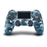 Control Inalámbrico Sony  Dualshock 4 Ps4 Blue Camo - Nuevo