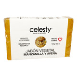 Kit 25 Pzs Jabón Vegetal Manzanilla Y Avena 100g Glicerina