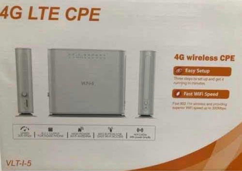 Modem Roteador 4g Vlt-i5 Para Uso Com Chip Novo