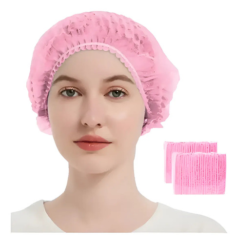 ( 300 Piezas Cofia Gorro Plisado Desechable .