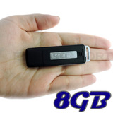 Mini Pendrive Gravar A Voz Pen Drive De 8 Gb Gravador Ba1