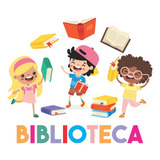 Adesivo Parede Biblioteca Leitura Educação Aula Infantil Bl9