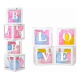 Baby Shower Boxes Cajas De Ducha Para Bebé,8 Letras