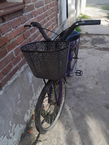 Bicicleta Rodado 24, Violeta, Mujer