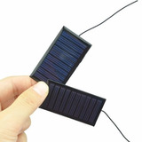 5 X Mini Celula Painel Energia Solar Fotovoltaico 5v 40ma