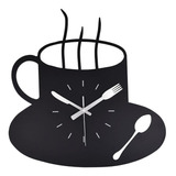 L Reloj De Pared Moderno Con Temática De Cocina, Taza De