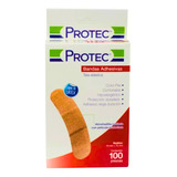 Bandas Adhesivas/curitas Protec C/100 Pz Pack C/10 Cajas