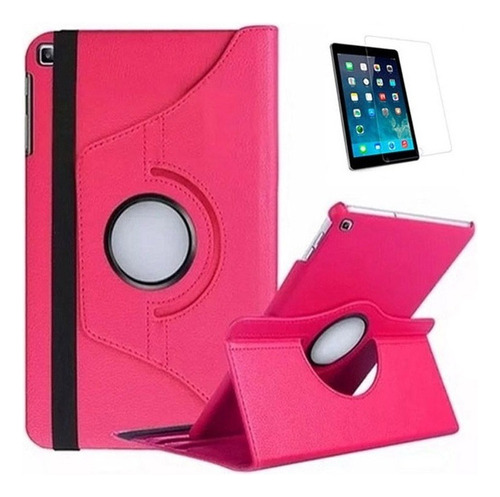 Capa E Película Para iPad 7a E 8a Geração 10.2 Rosa