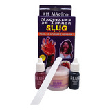 Kit Cicatriz Machucado Maquiagem De Terror Slug