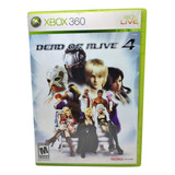 Jogo Dead Or Alive 4 Xbox 360 Original Mídia Física