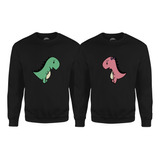 Sudadera Pareja Dinosaurio Dino Novios Amor Duo Sudaderas