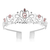 Tiaras Bling Bling Princess Crown Para Cumpleaños De Niñas