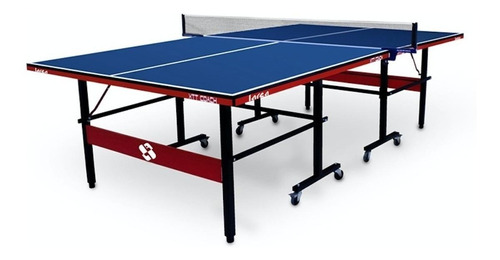 Mesa De Ping Pong Larca Xtt Coach Fabricada En Mdf Color Azul