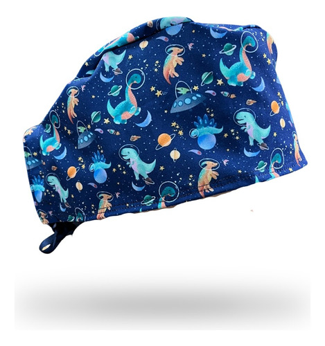 Gorro Clínico Antifluido Hombre Dinosaurios Galaxia 