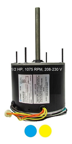 Motor Condensador 1/2 Hp 1075 Rpm 208-230v 3amp Mtraru018