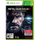 Metal Gear Solid V Ground Zeroes Xbox 360