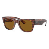 Ray Ban Rb0840s 954/33 Mega Wayfarer Carey Cafe