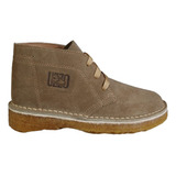 Bota Uzzo Chavito Cuero Gamuzado Suela Crep 41 Al 45