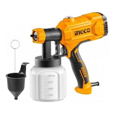 Pistola Rociadora De Pintura 800ml 450w Ingco Uspg3508 | Meses sin interés