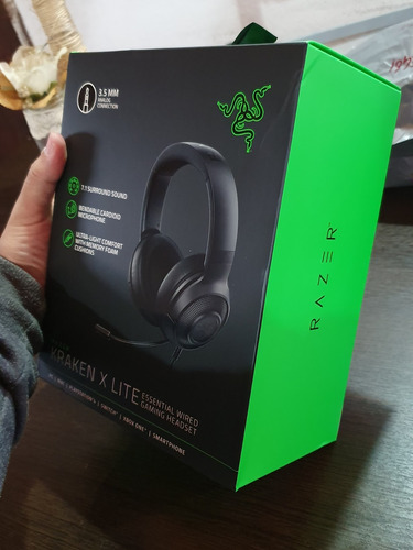 Vendo Auriculares Gamer Razer Kraken Lite Negro En Caja