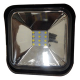 Faro Auxiliar Automotriz Cuadrado 12 Leds 8.5 X 8.5 Cm Ds