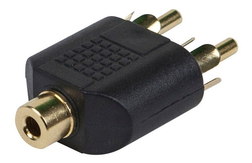 Adaptador Jack 3.5mm Stereo A 2 Plug Macho Rca Audio Tv 