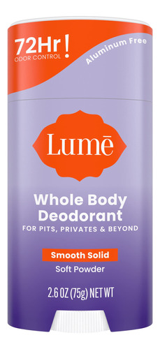 Lume Desodorante Para Todo El Cuerpo, Barra Lisa Y Slida, Co