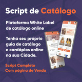 Script Php White Label Catálogos Online